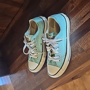 Converse Adult Chuck Taylor All Star Low Top, Men's 5/Women's 7, Aqua
